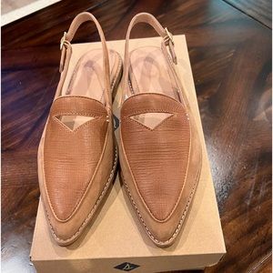 Sperry Saybrook Slingback leather tan size 7.5